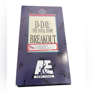 History Channel D-Day: The Total Story - Breakout VHS 1994 A&E Home Video.